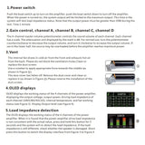 AMP28 4Zones 3200W(4X800W) Intelligent Energy-Saving Power Amplifier(70v/100v 2/4/8 Ω)